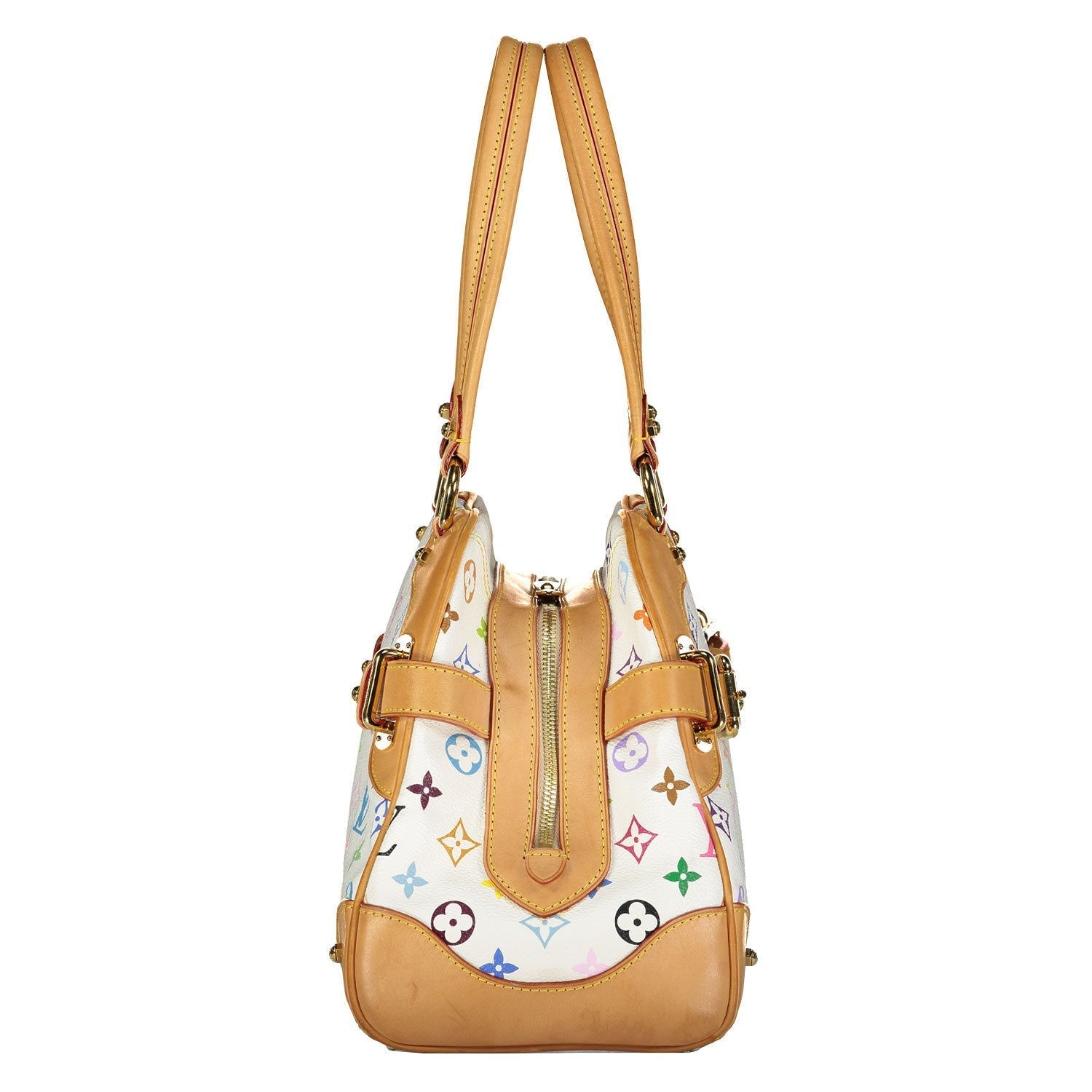 White Multicolour Monogram Murakami Claudia Bag