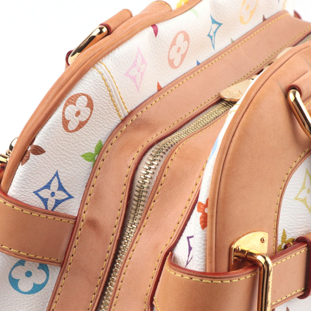 White Multicolour Monogram Murakami Claudia Bag