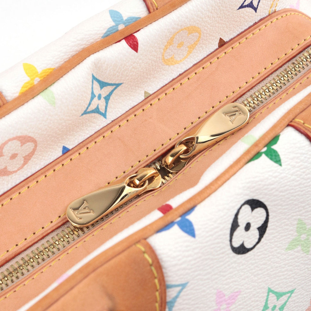 White Multicolour Monogram Murakami Claudia Bag
