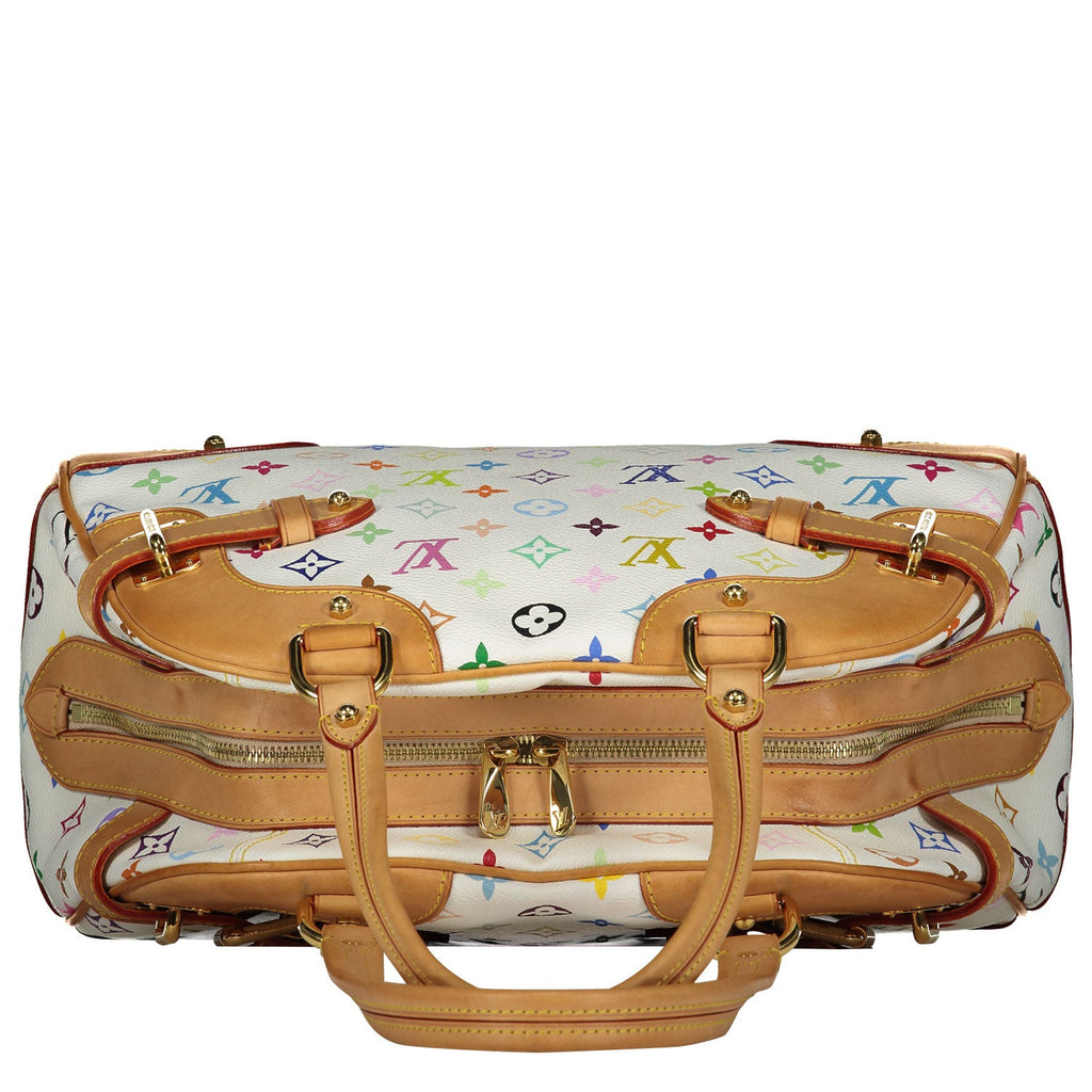 White Multicolour Monogram Murakami Claudia Bag