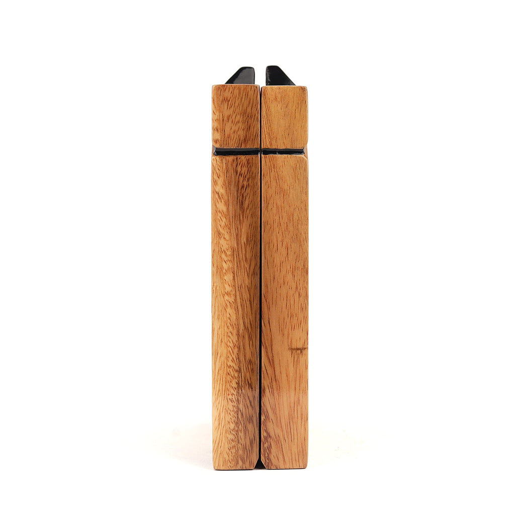 Nathalie Trad Wooden Vintage Clutch