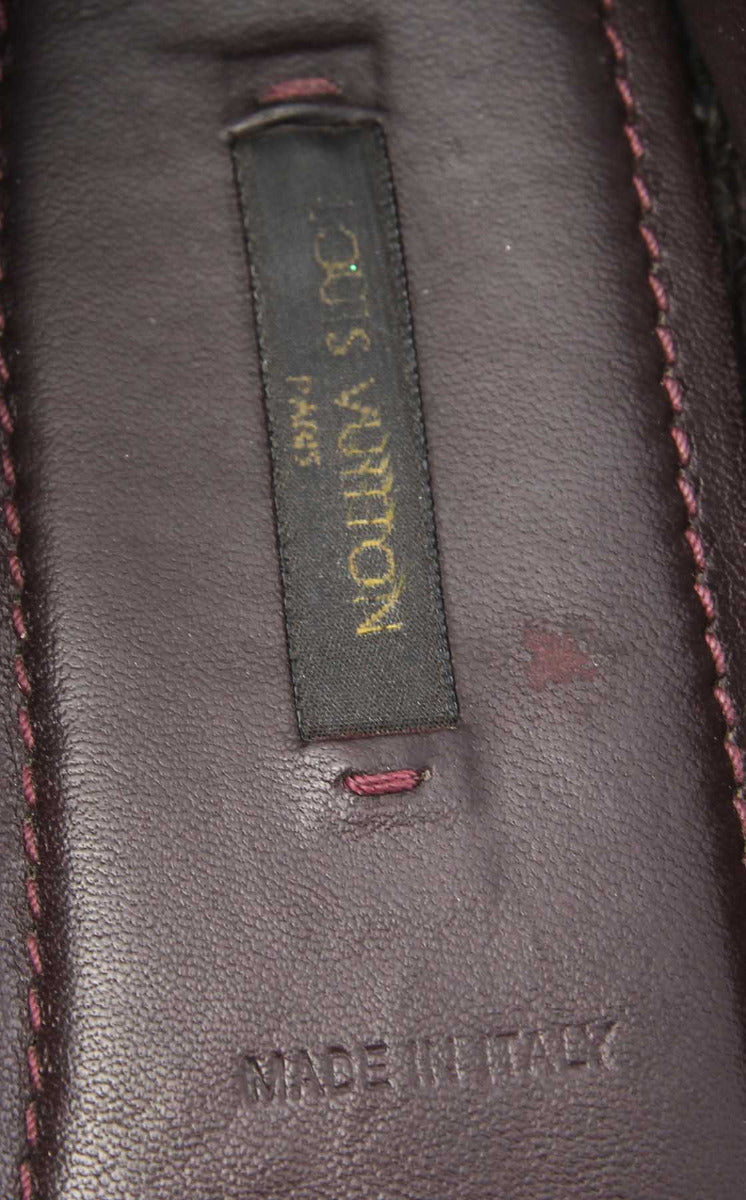 Louis Vuitton Amarante Initial Ballerina Flats 36