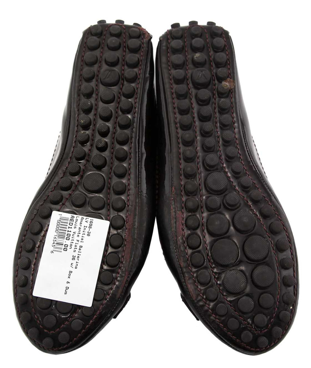 Louis Vuitton Amarante Initial Ballerina Flats 36