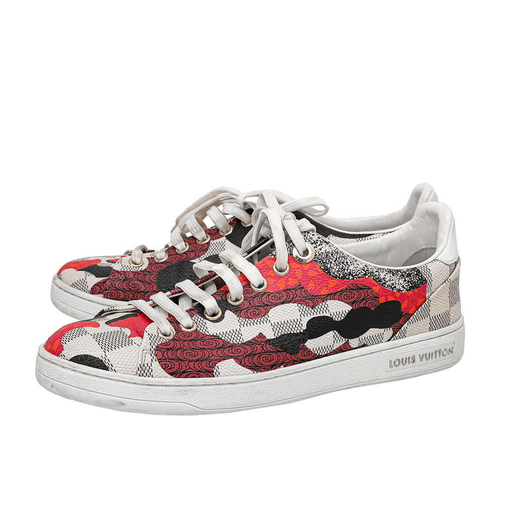 Louis Vuitton Multicolor Azur Printed Overcloud Sneaker 37