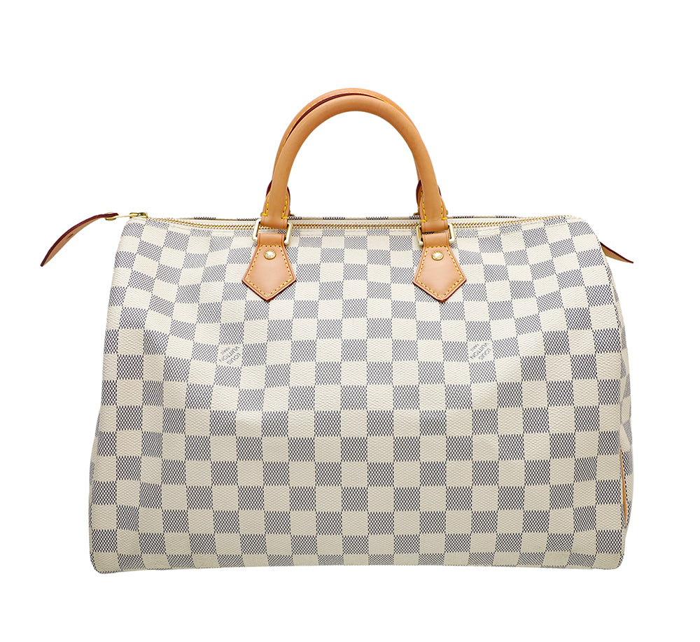 Louis Vuitton Azur Speedy 35 Bag