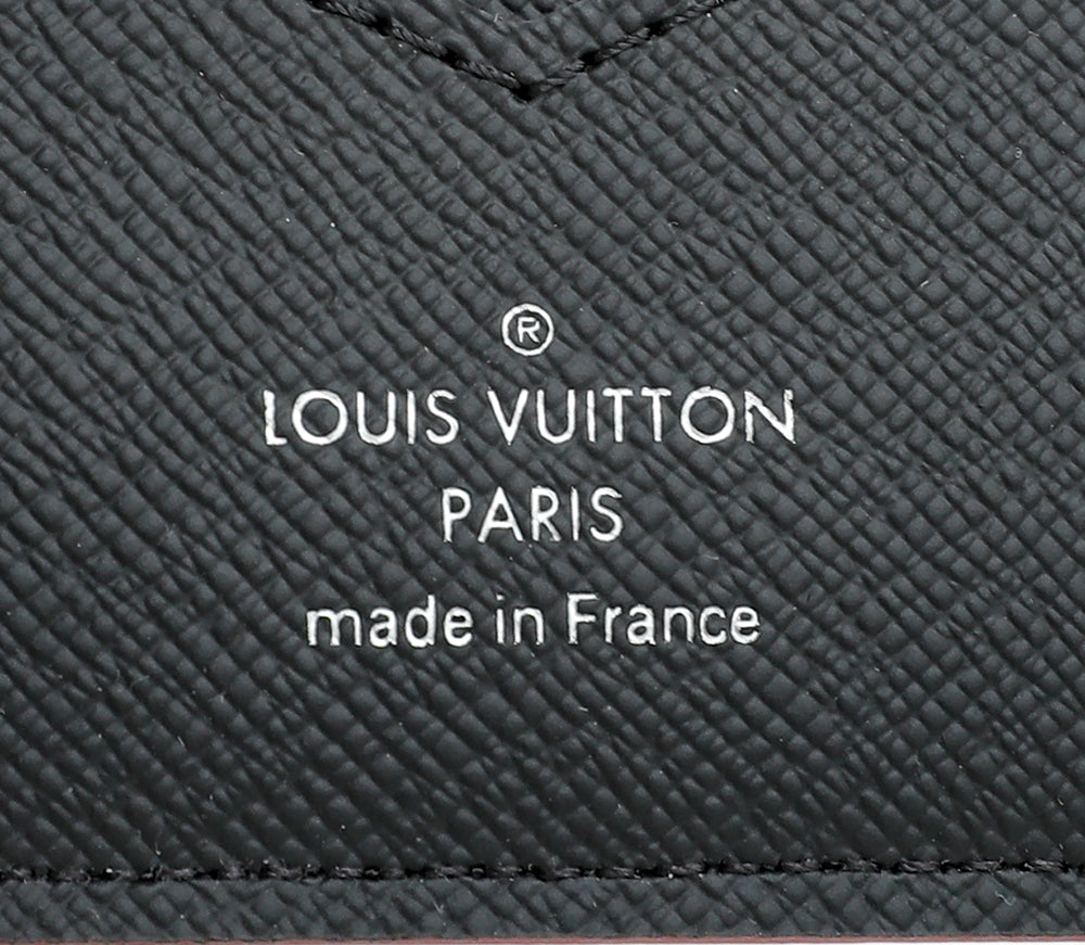 Louis Vuitton Graphite Swiss Alps Passport Cover