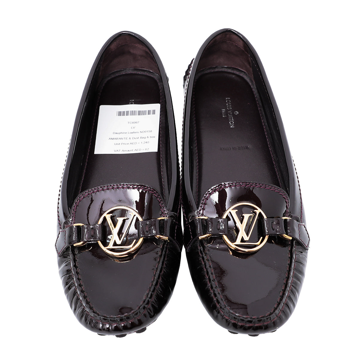 Louis Vuitton Amarante Dauphine Loafers 39