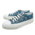 Louis Vuitton Blue Denim Monogram Stellar Sneakers 38.5