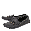 Louis Vuitton Black Empreinte Gloria Loafers 39.5