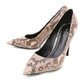 Louis Vuitton Bicolor Python Eyelibe Pointed Pumps 38