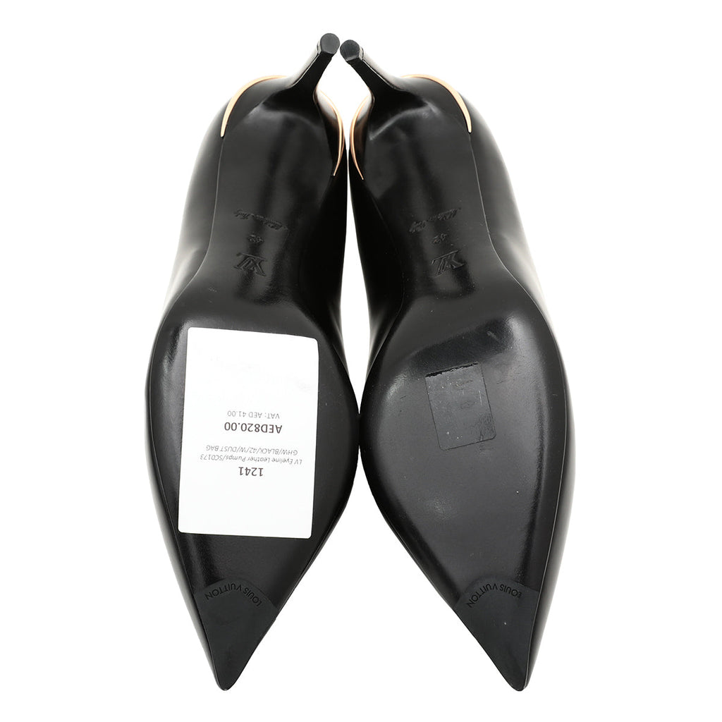 Louis Vuitton Black Eyeline Pumps 42