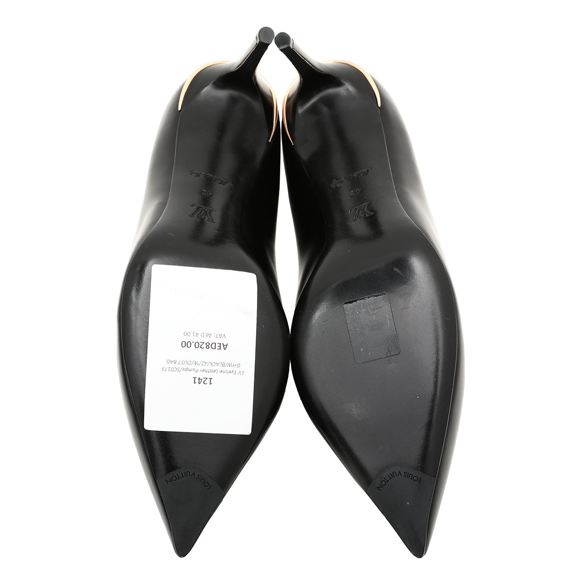 Louis Vuitton Black Eyeline Pumps 42