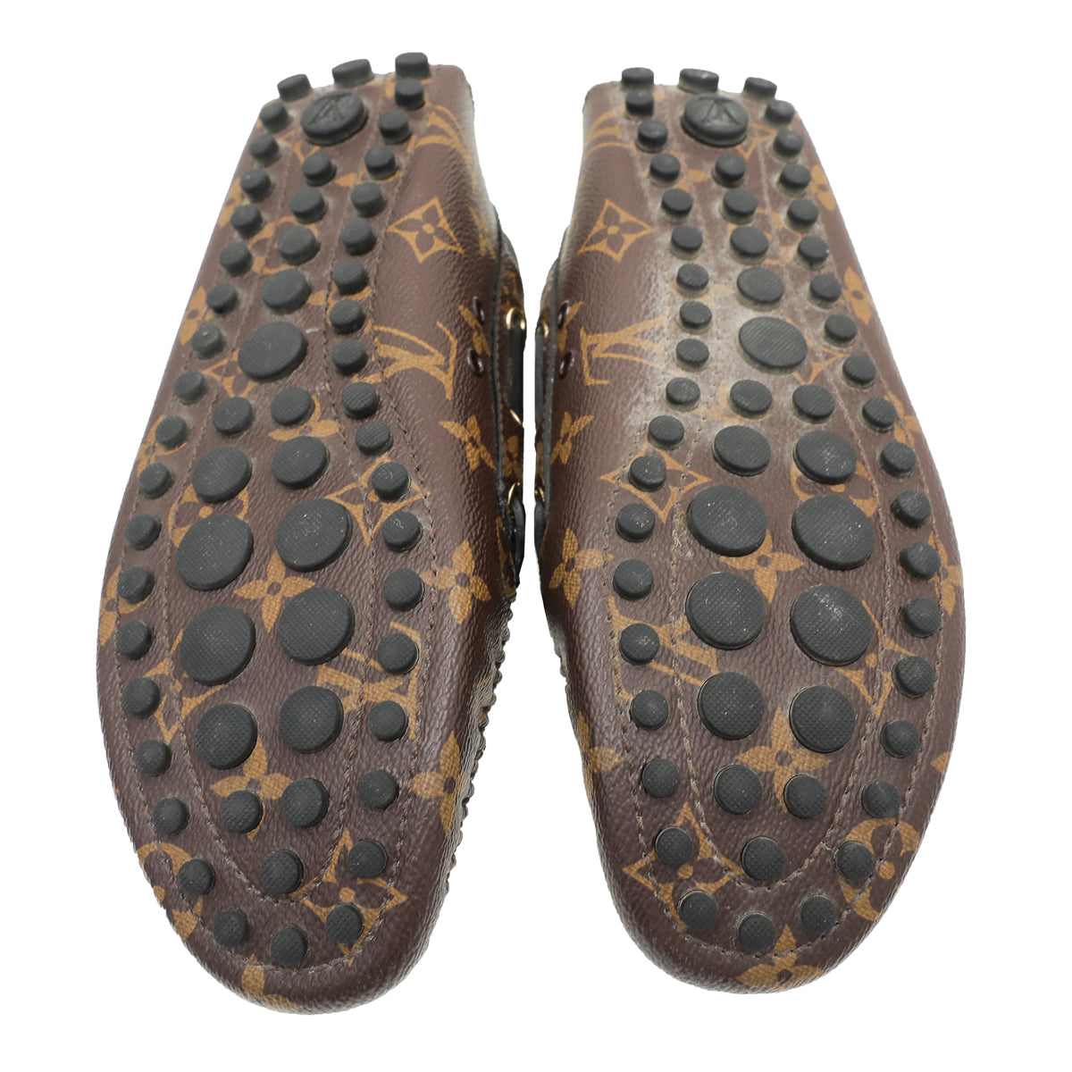 Louis Vuitton Monogram Black Gloria Flat Loafer 38