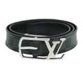 Louis Vuitton Graphite Neogram LV Belt 34