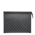 Louis Vuitton Graphite Pochette Voyage GM Clutch