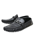 Louis Vuitton Black Hockenheim Moccasin Loafer 7.5