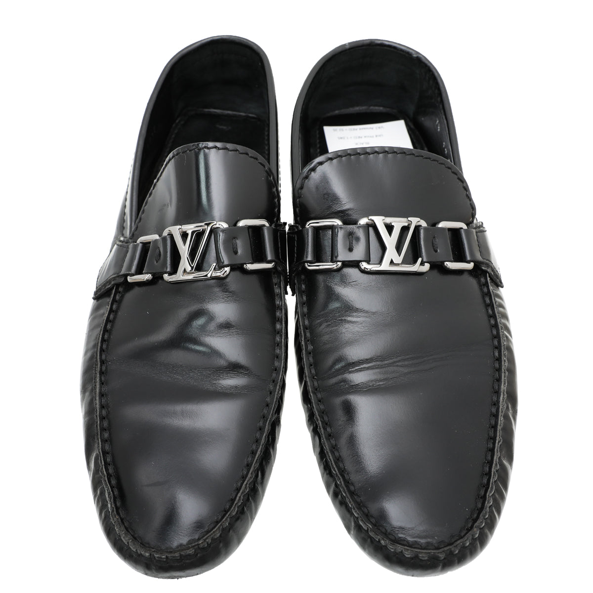 Louis Vuitton Black Hockenheim Moccasin Loafer 7.5