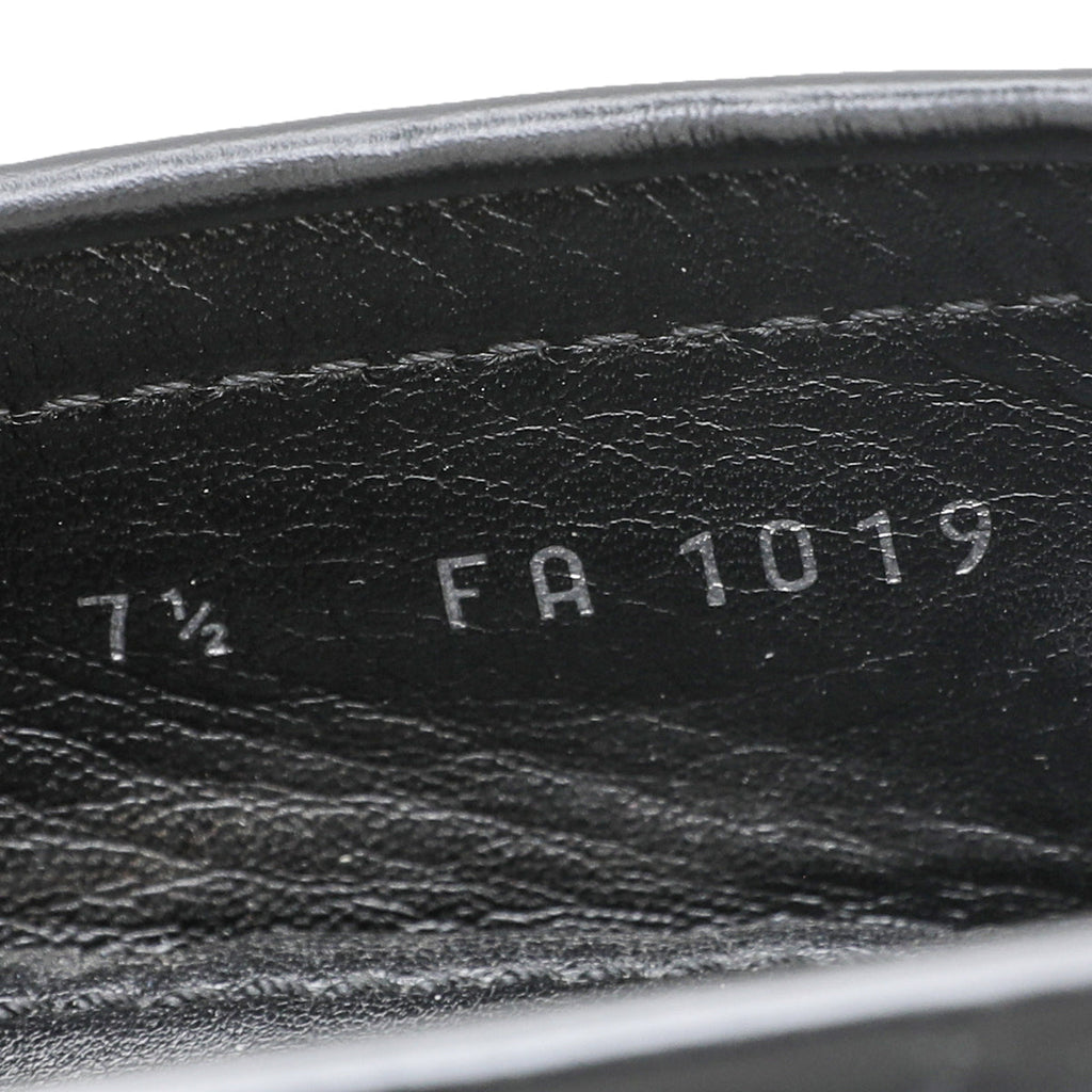 Louis Vuitton Black Hockenheim Moccasin Loafer 7.5