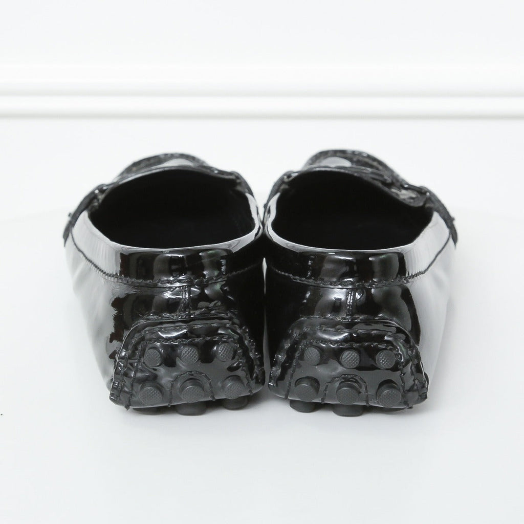 Louis Vuitton Black Initial Loafers 37 1-2