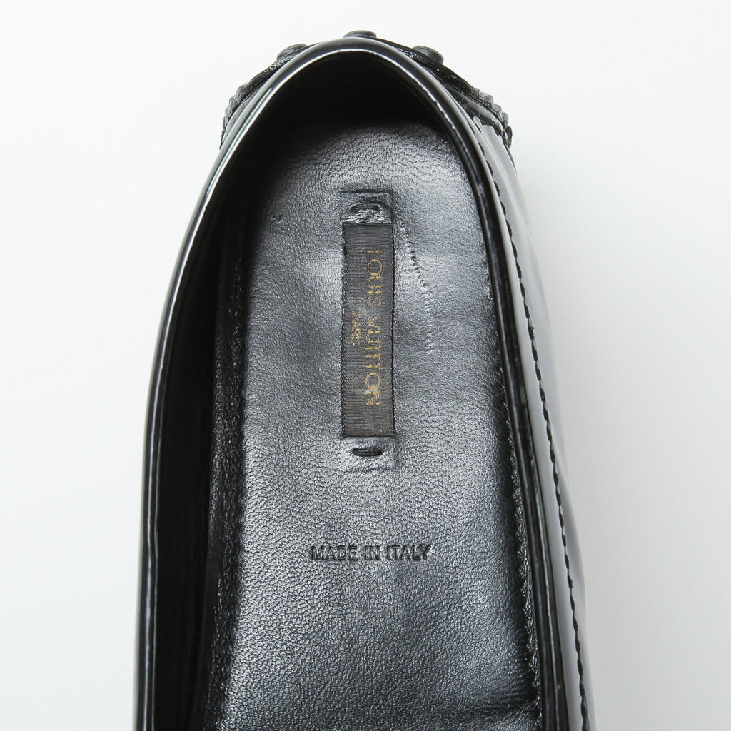 Louis Vuitton Black Initial Loafers 37 1-2