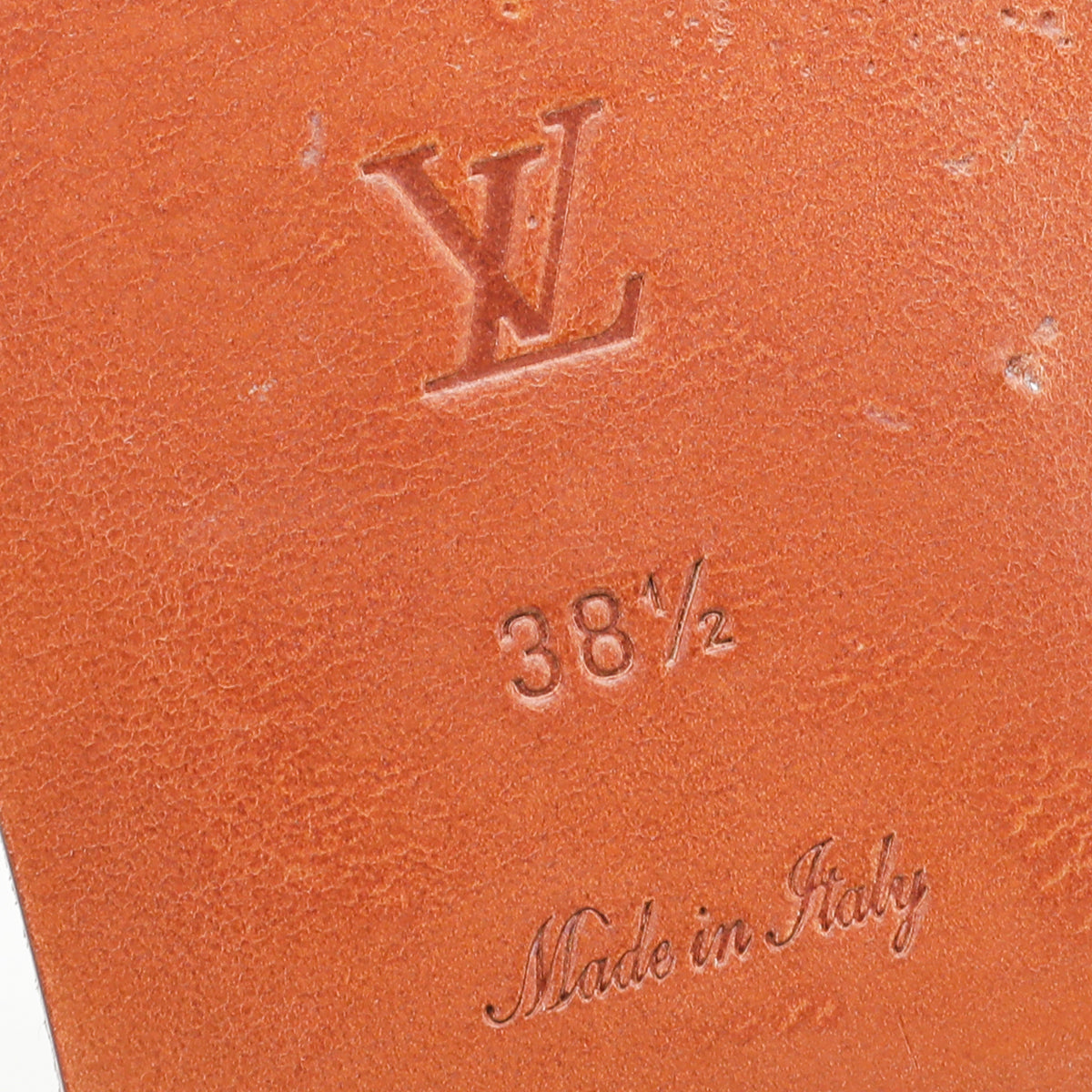 Louis Vuitton Red Lock It Flat Mules 38.5