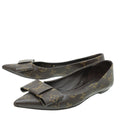 Louis Vuitton Monogram Louise Bow Pointed Flats 36.5