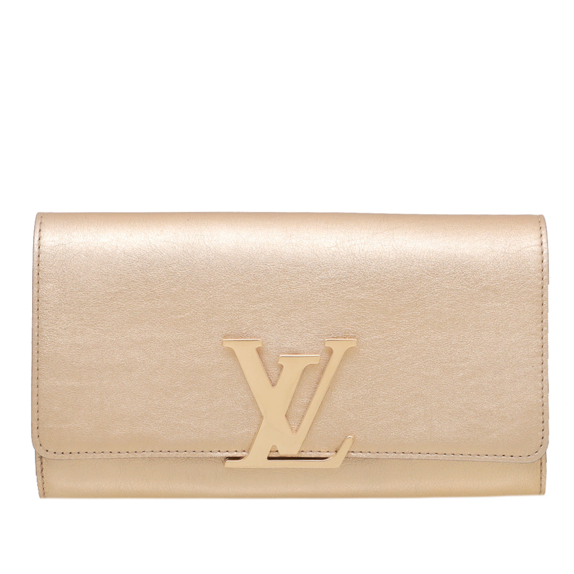 Louis Vuitton Metallic Gold Louise Clutch