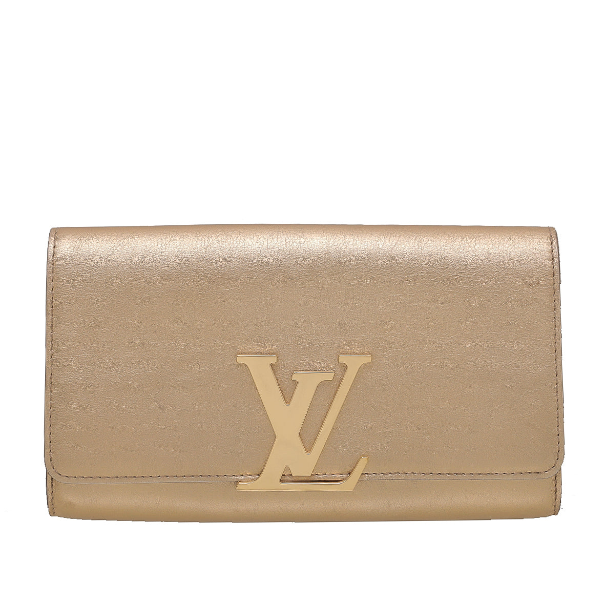 Louis Vuitton Metallic Gold Louise Clutch