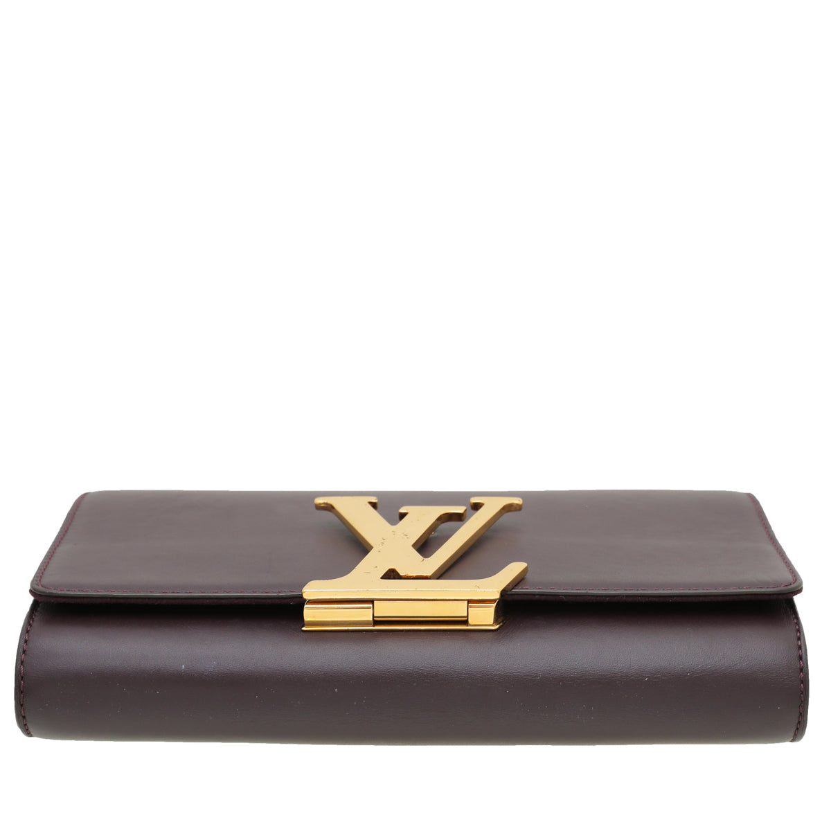 Louis Vuitton Violet Louise Matte Chain Clutch