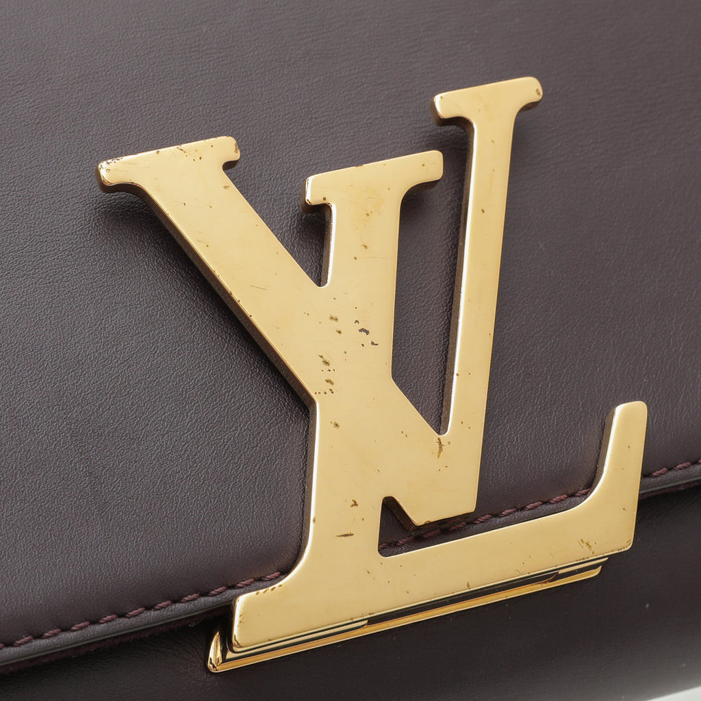 Louis Vuitton Violet Louise Matte Chain Clutch