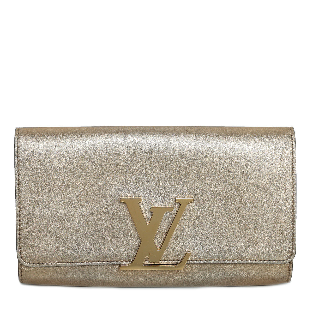 Louis Vuitton Metallic Gold Louise Clutch