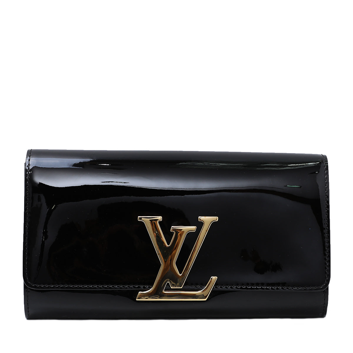 Louis Vuitton Black Louise Clutch