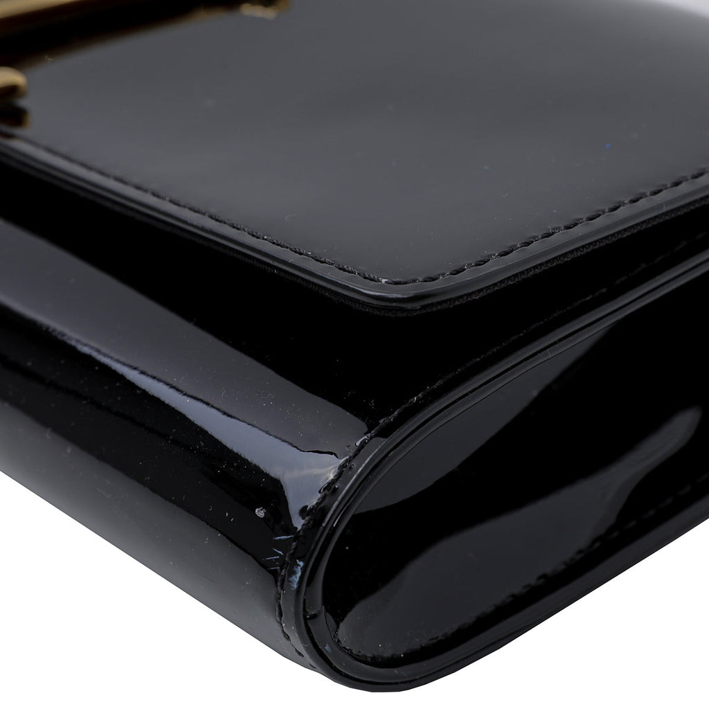 Louis Vuitton Black Louise Clutch
