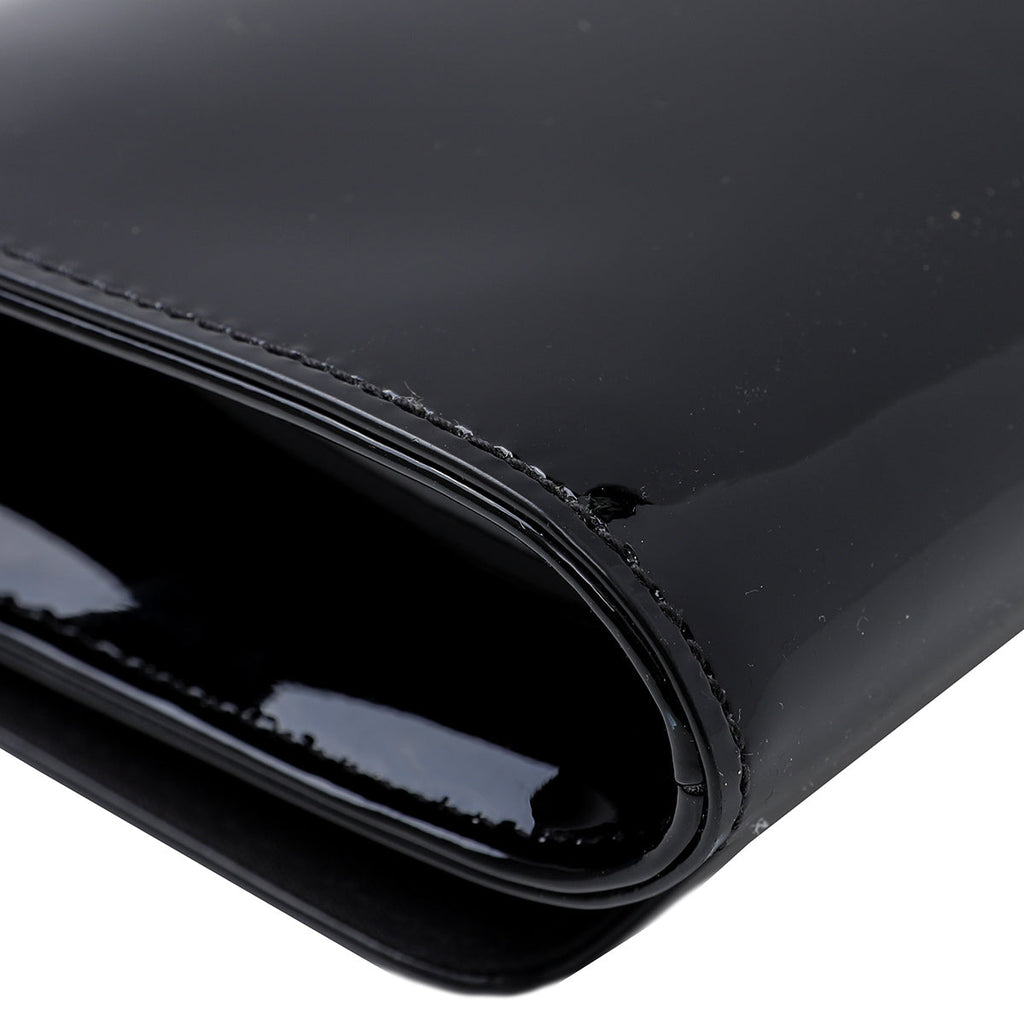 Louis Vuitton Black Louise Clutch