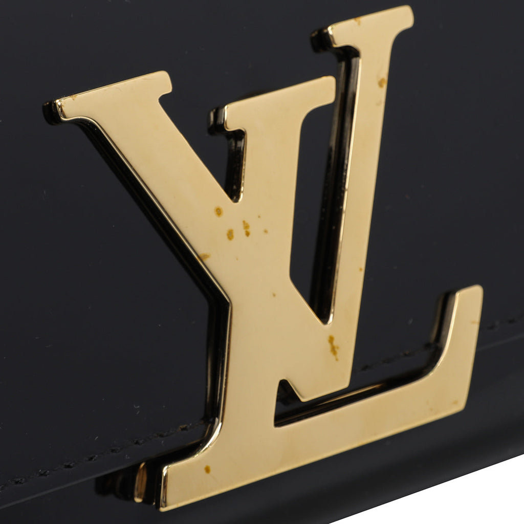Louis Vuitton Black Louise Clutch