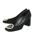 Louis Vuitton Black Suede Madeleine Pump 36.5