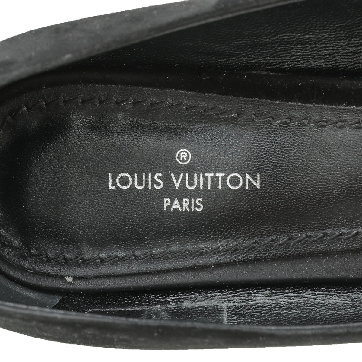 Louis Vuitton Black Suede Madeleine Pump 36.5