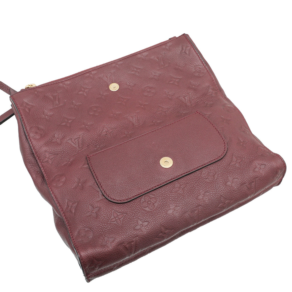 Louis Vuitton Flamme Monogram Empreinte Petillante Clutch