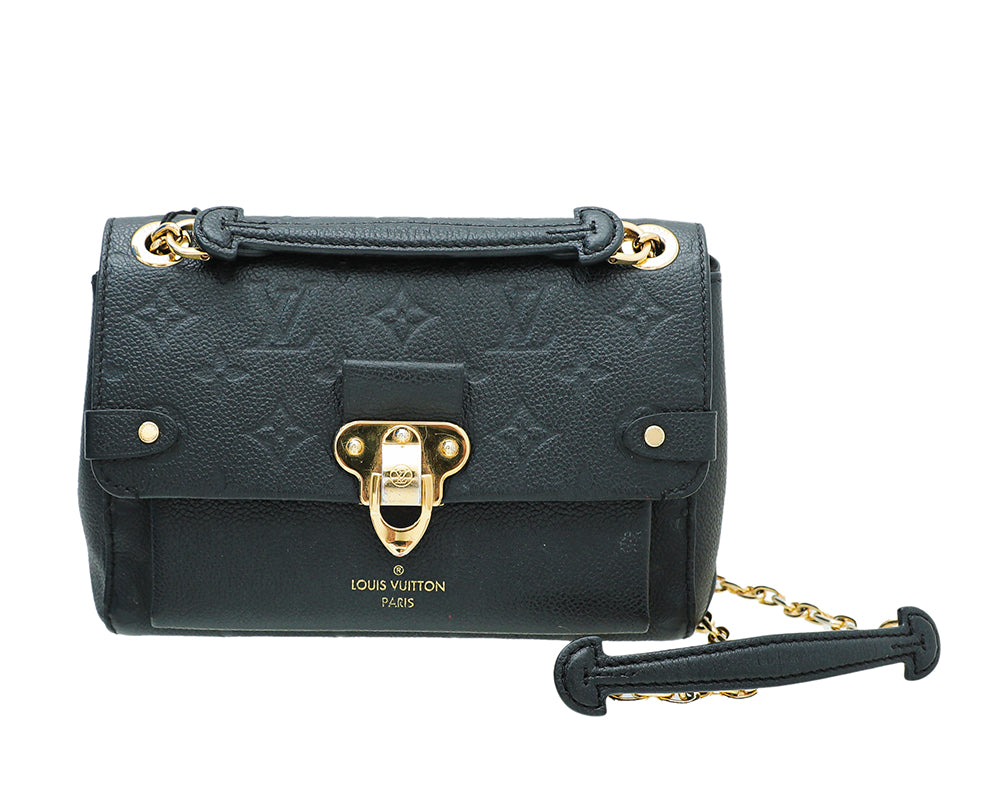 Louis Vuitton Black Monogram Empreinte Vavin BB Bag