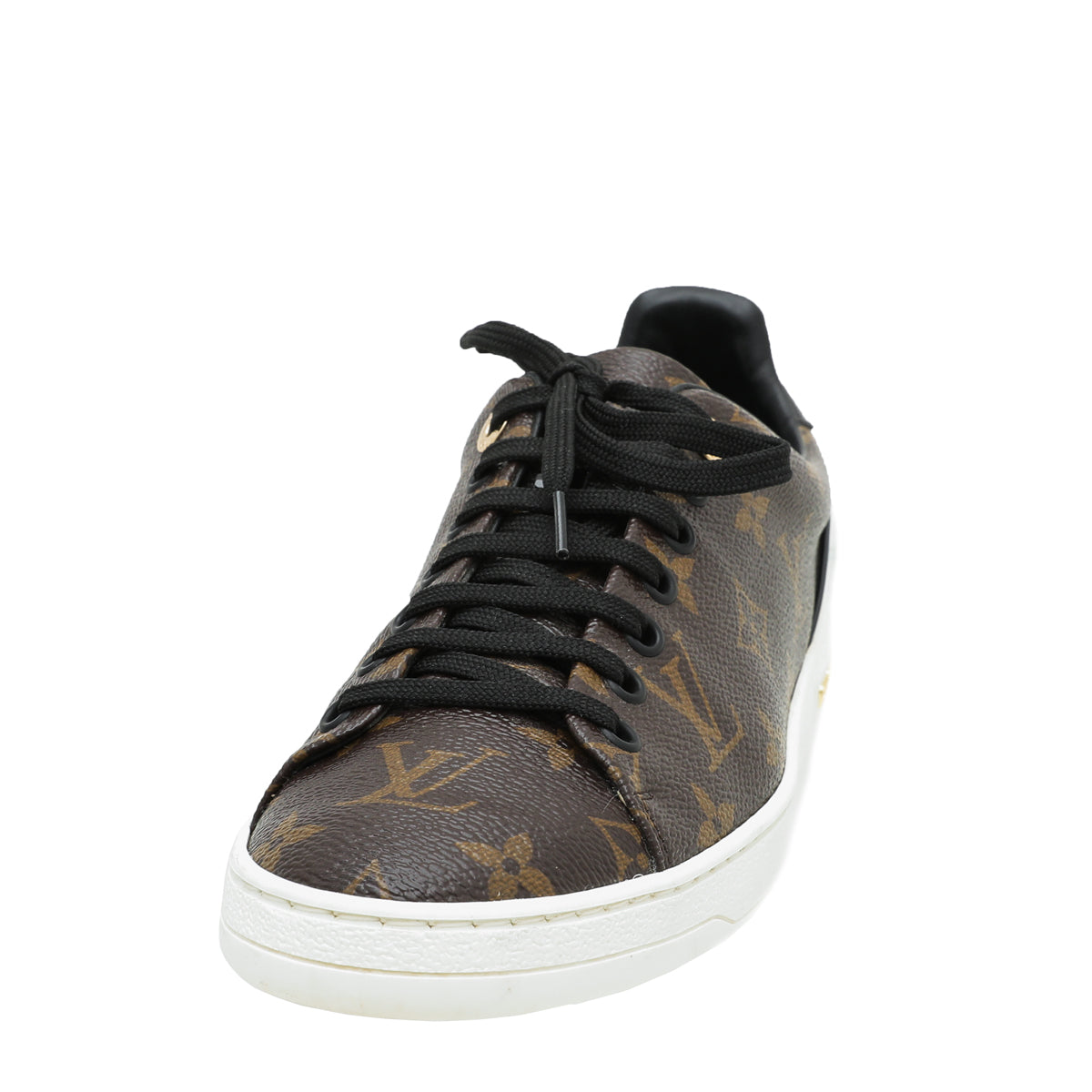 Louis Vuitton Bicolor Monogram Frontrow Sneakers 37.5