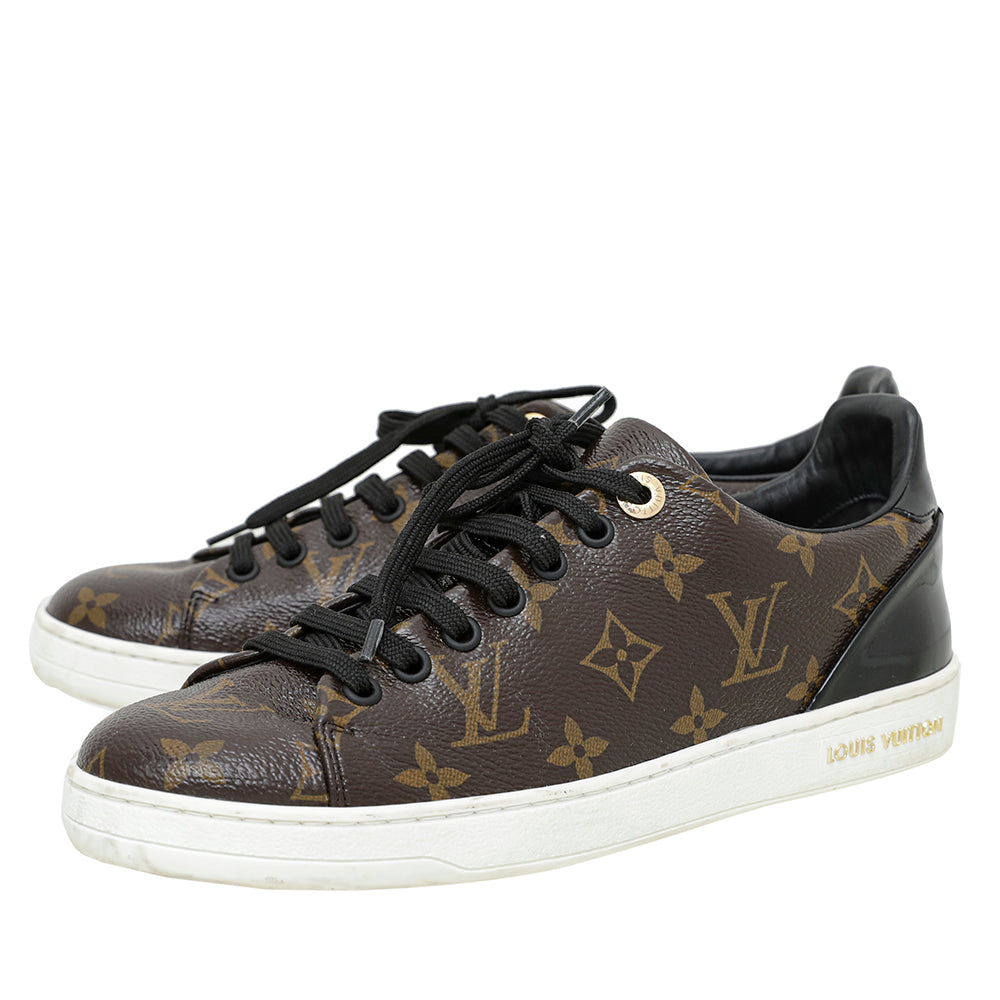 Louis Vuitton Bicolor Monogram Frontrow Sneakers 37.5