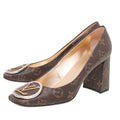 Louis Vuitton Brown Monogram Madeleine Pumps 38.5
