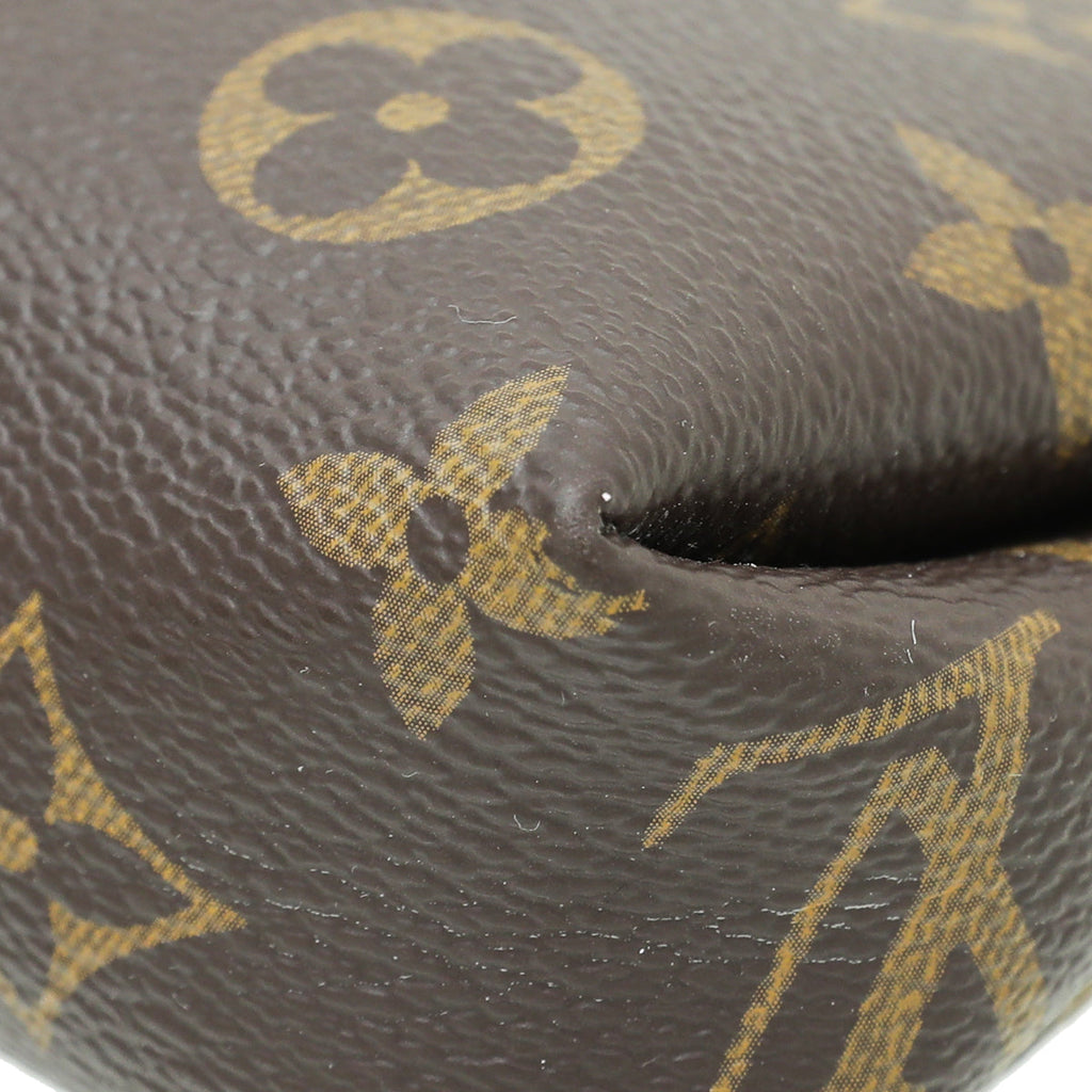 Louis Vuitton Bicolor Monogram Pallas Clutch Crossbody Bag