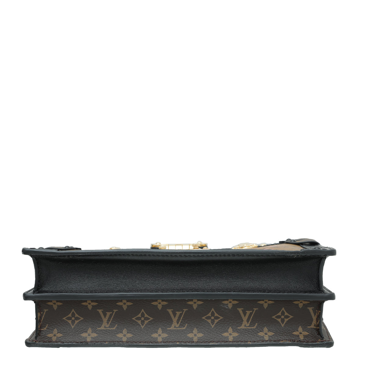 Louis Vuitton Monogram Reverse Trunk Clutch Bag