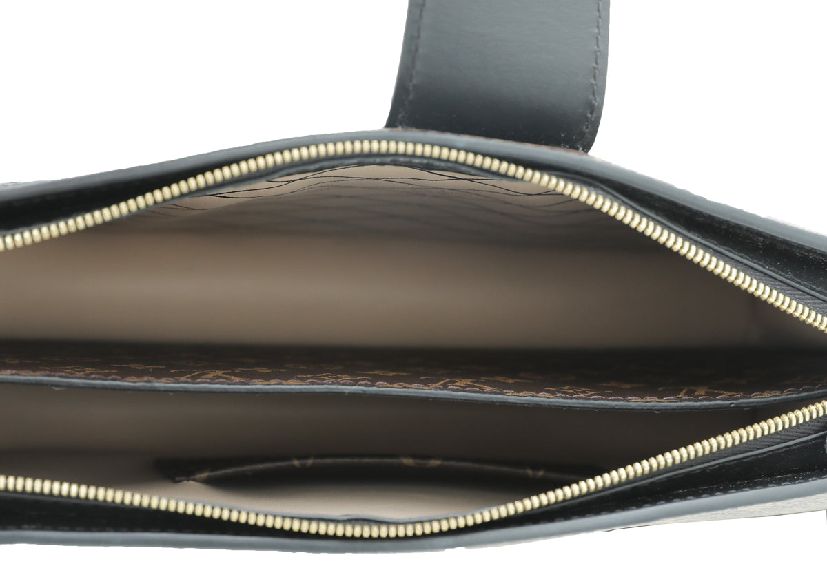Louis Vuitton Monogram Reverse Trunk Clutch Bag