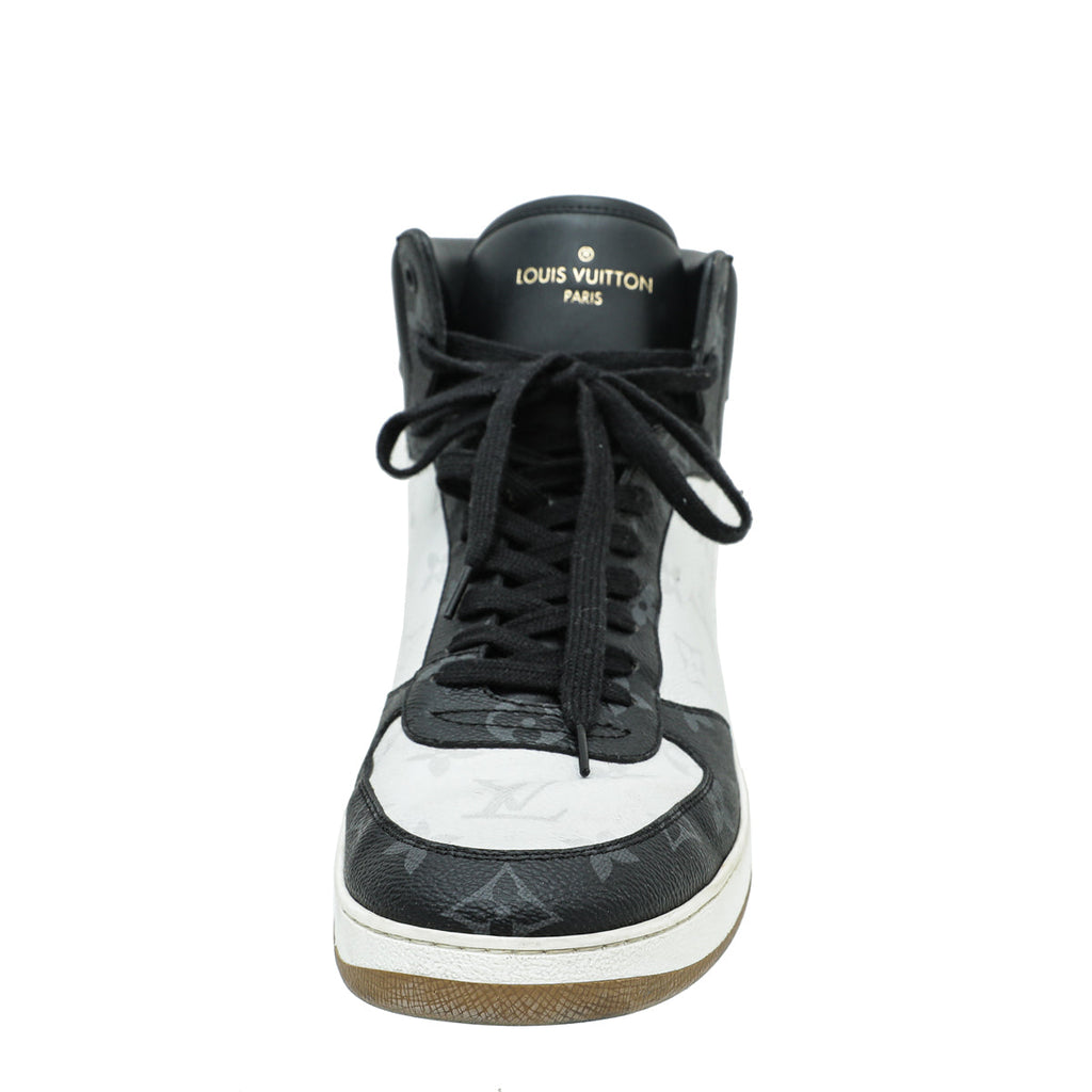 Louis Vuitton Tricolor Monogram Rivoli Sneaker Boot 8.5