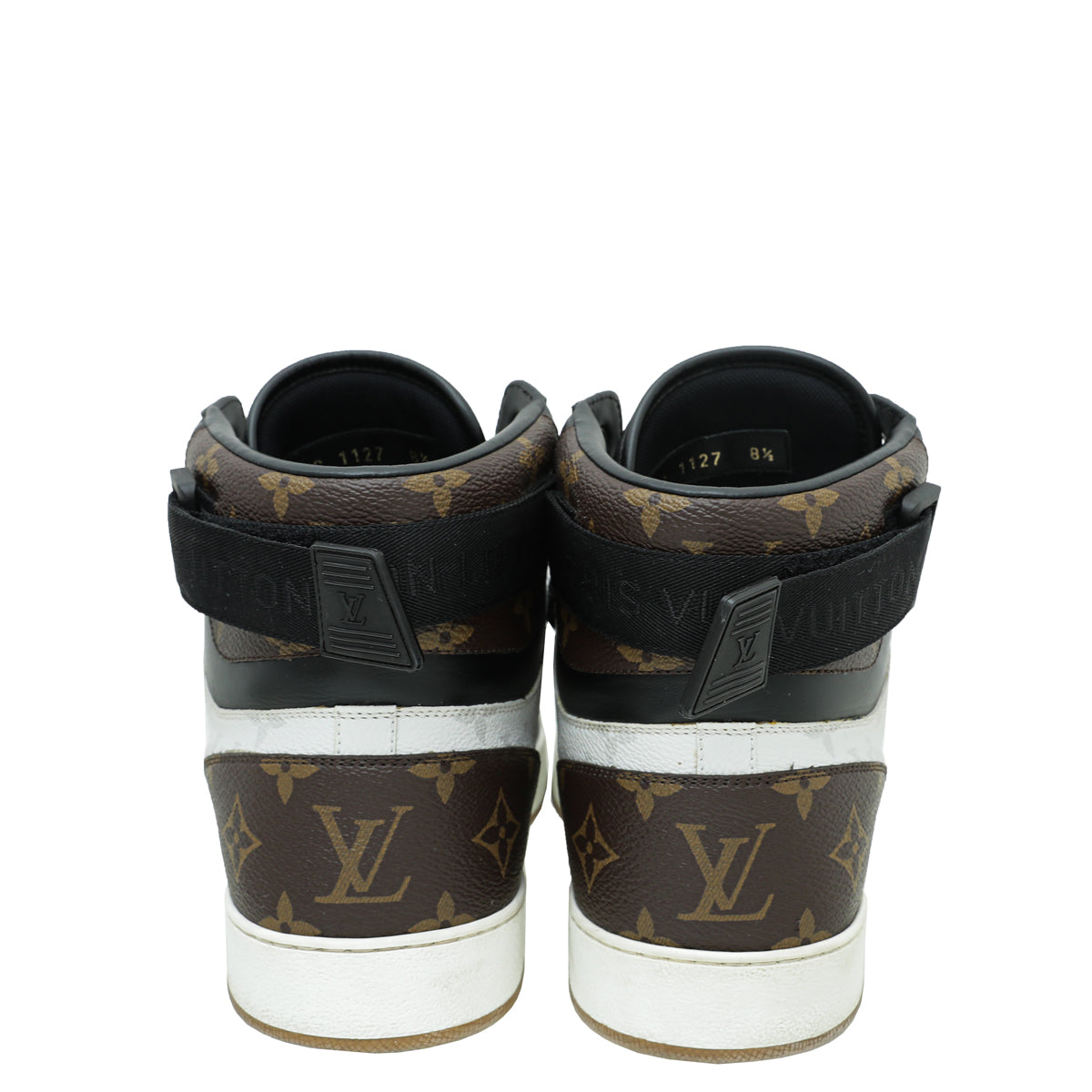 Louis Vuitton Tricolor Monogram Rivoli Sneaker Boot 8.5