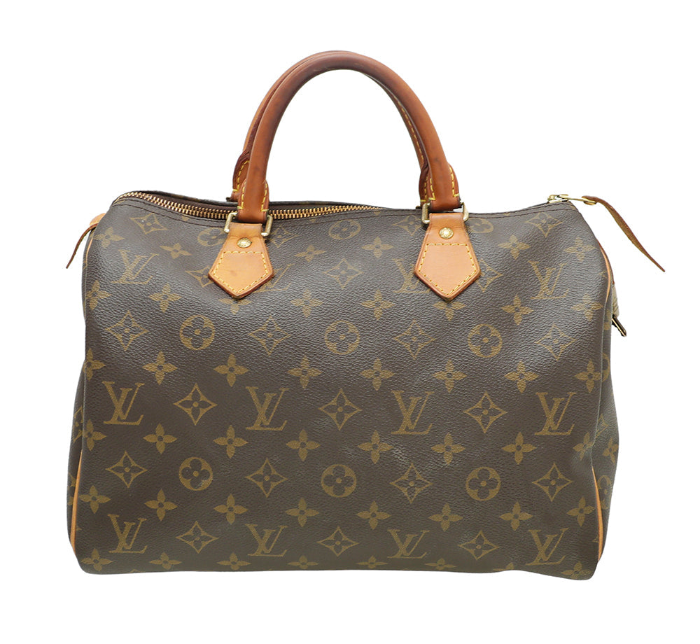 Louis Vuitton Brown Monogram Speedy 30 Bag