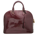 Louis Vuitton Rouge Fauviste Monogram Vernis Alma PM Bag