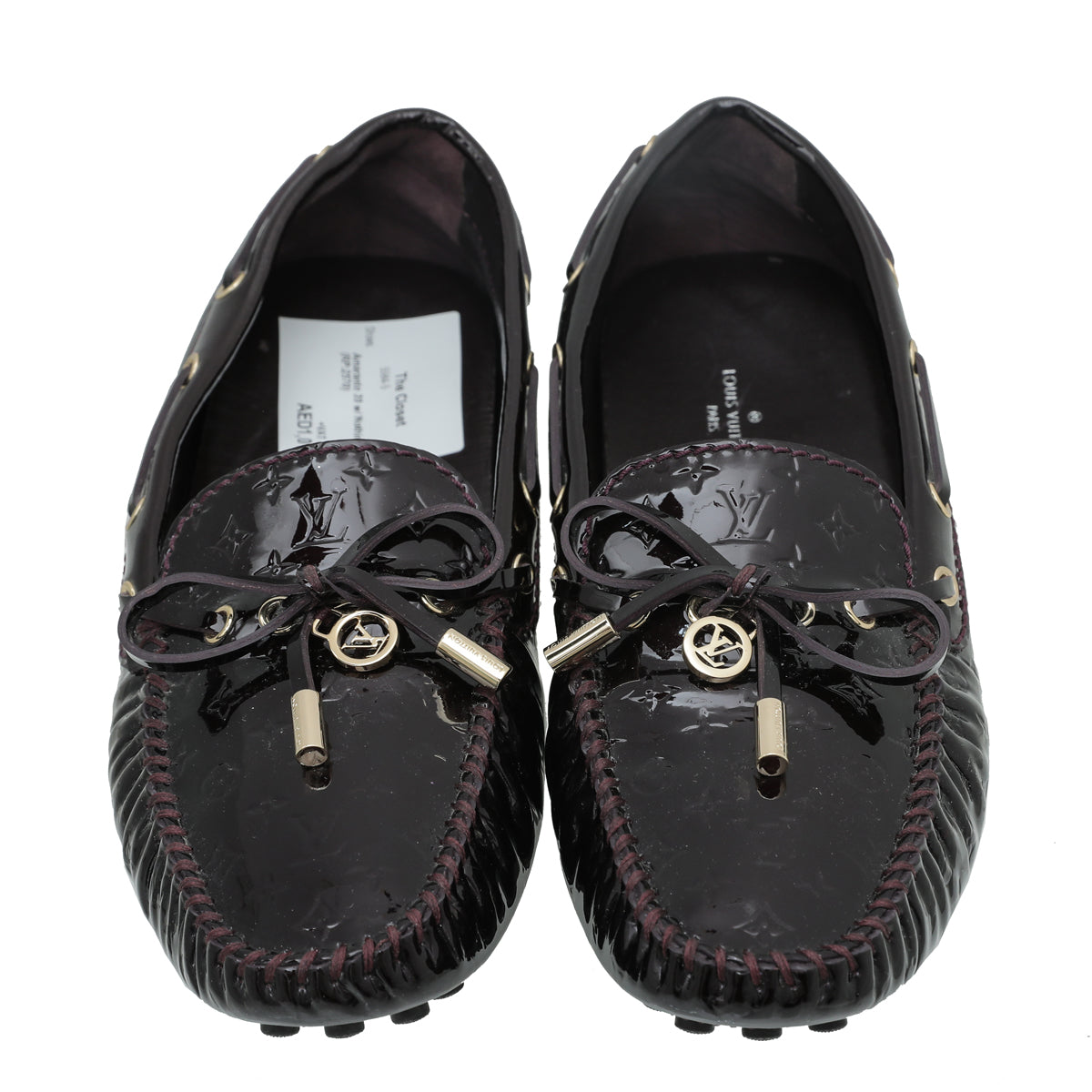 Louis Vuitton Amarante Monogram Vernis Gloria Loafers 39